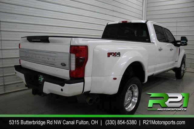 2017 FORD F-450 SD PLATINUM CREW CAB DRW 4WD for sale at R21 Motorsports